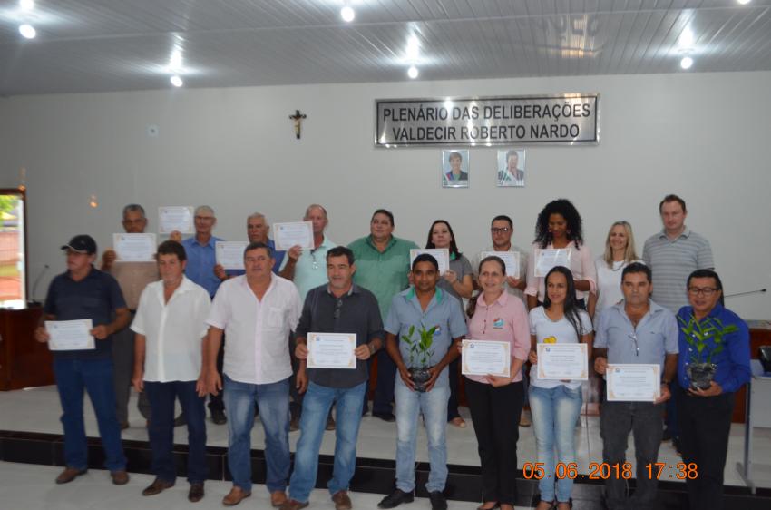 Câmara Municipal de Carlinda concede Moção de Aplausos ao Projeto Nascentes do Buriti