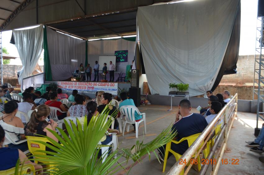 Servidores da Secretaria de Agricultura e Meio ambiente participaram  do evento V Seminário de Educação do Campo