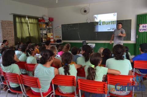 Ação: Palestra realizada na Escola Municipal Padre Geraldo