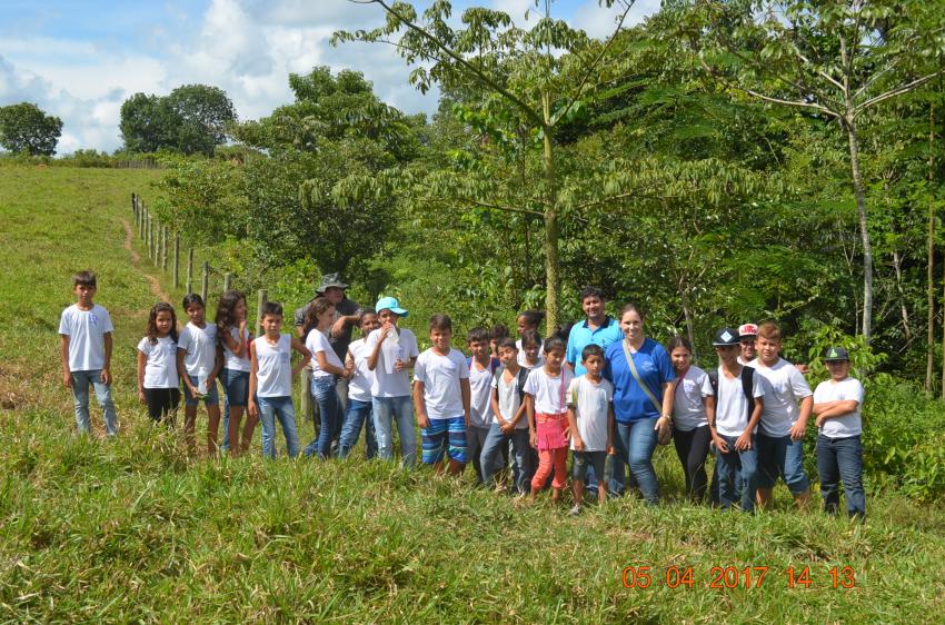 Ação: Aula de campo com alunos do 5º ano vespertino da Escola Municipal Manoel Bandeira